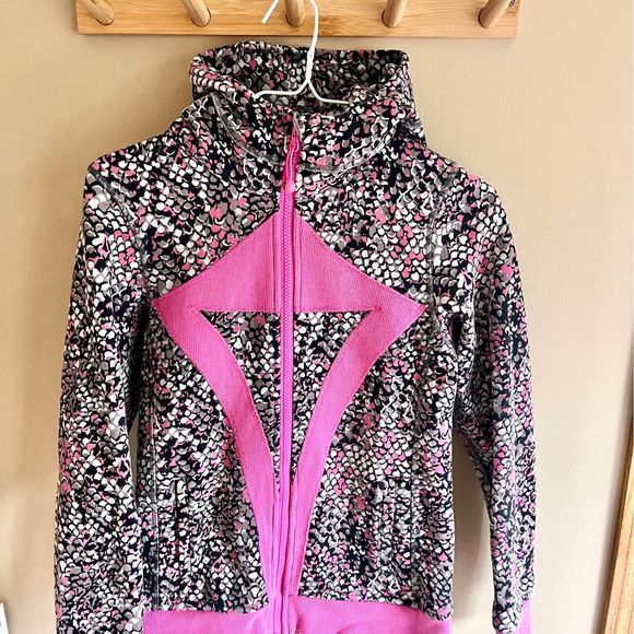 Ivivva Girls Scuba Hoodie Full-Zip Jacket size 12 - Picture 1 of 8